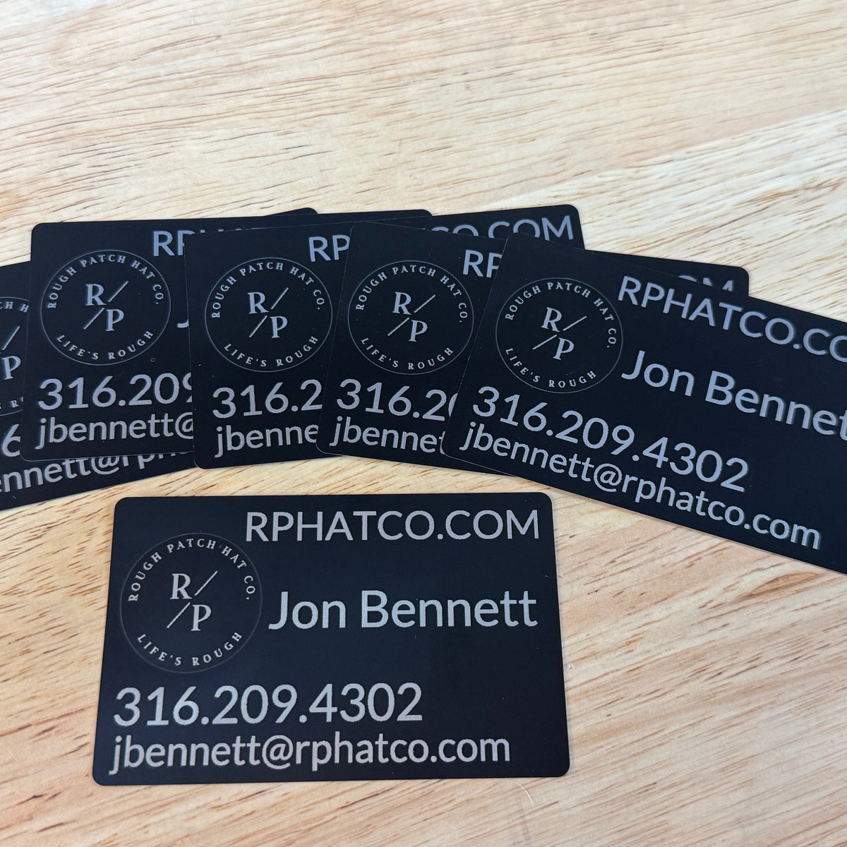 Laser Engraved Business Cards