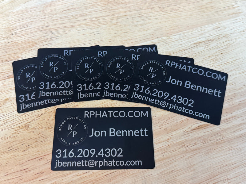 Laser Engraved Business Cards