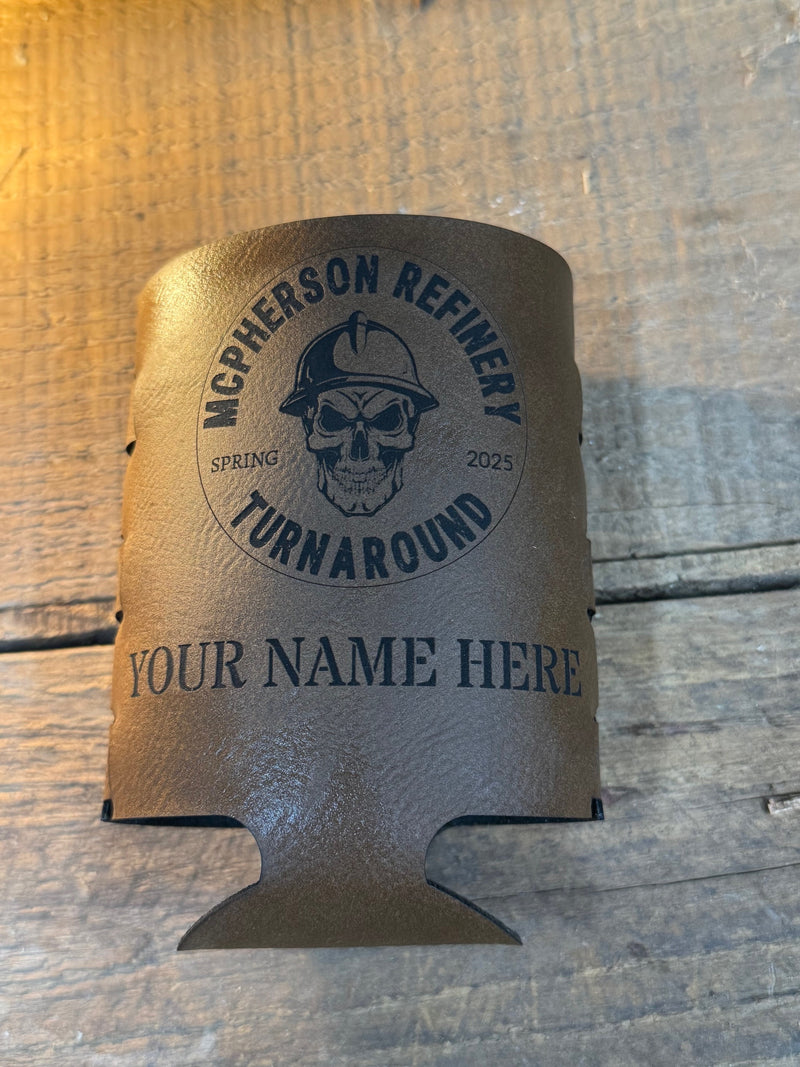 Personalized Turnaround Can Duster Dark Brown